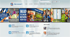 Desktop Screenshot of company.nevosoft.com